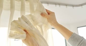 apartment curtain installation